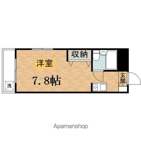 フォーレスト(ワンルーム/3階)の間取り写真