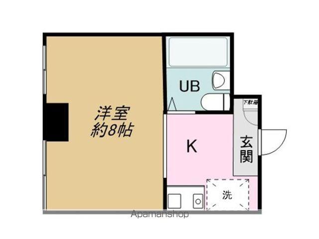 セラー227(1K/1階)の間取り写真