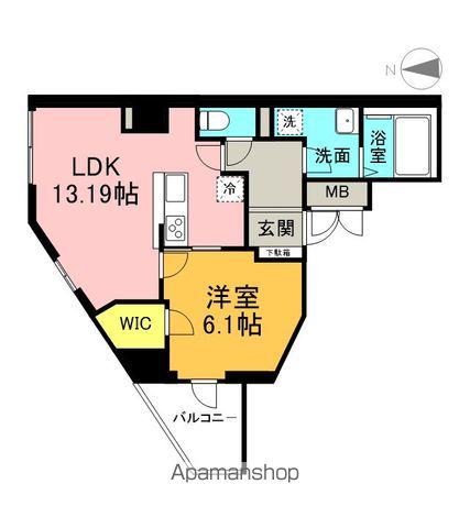 DAIWA GRACE MAISON KAMEIDO(1LDK/4階)の間取り写真