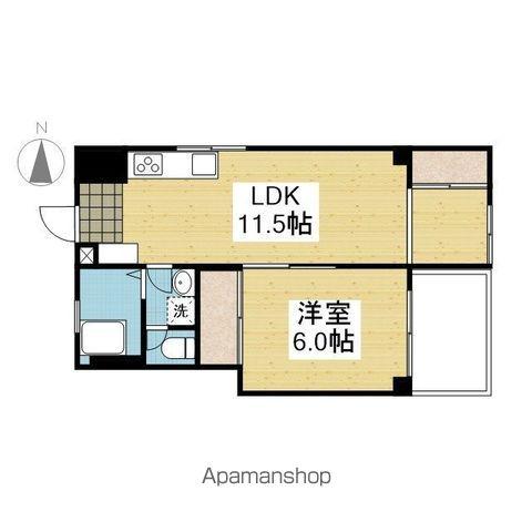 スミタスヴィレッジ空港通Ⅰ(1LDK/5階)の間取り写真