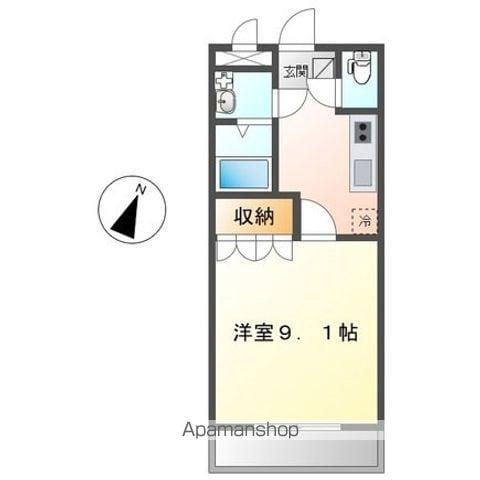 マコズアベニュー(1K/2階)の間取り写真