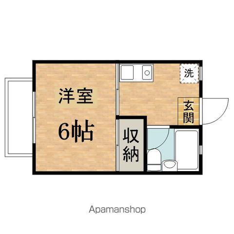 エフォート(1K/2階)の間取り写真