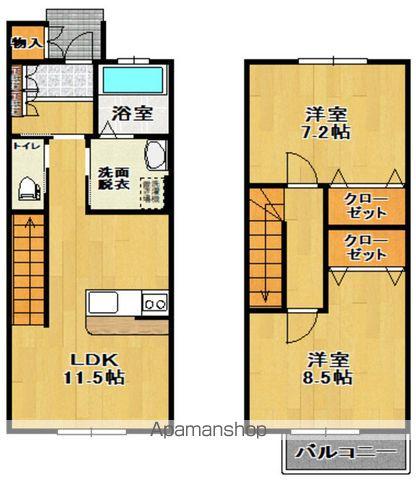 スパーツィオ A(2LDK)の間取り写真