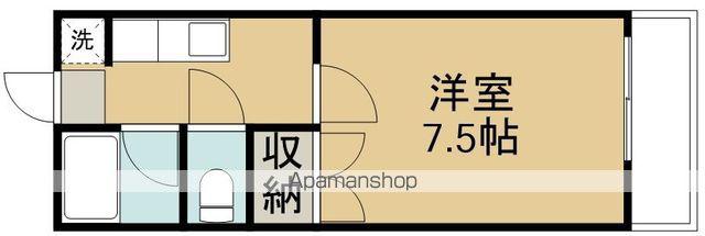 コーポ欅(1K/1階)の間取り写真