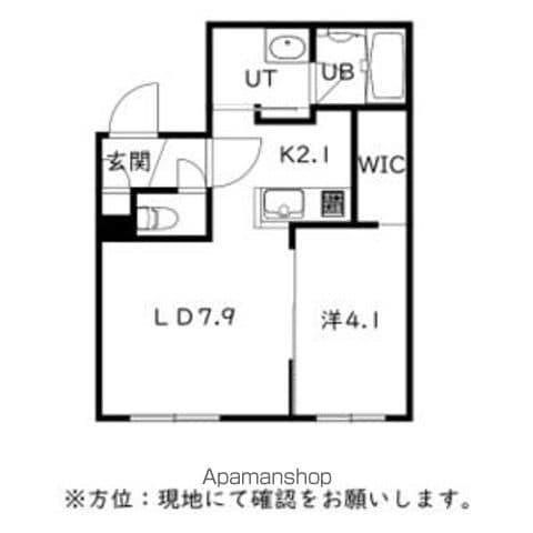 N19E16MS(1LDK/3階)の間取り写真