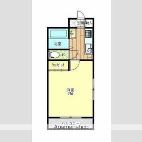 サンヒルズ佐鳴台(1K/1階)の間取り写真