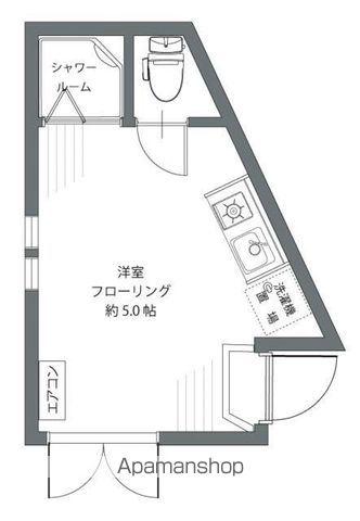 グレース クイーン(ワンルーム/1階)の間取り写真