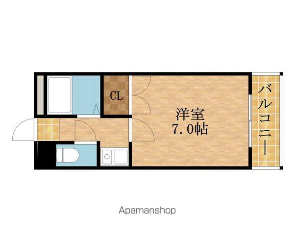 ケオラ・ホウ(1K/5階)の間取り写真