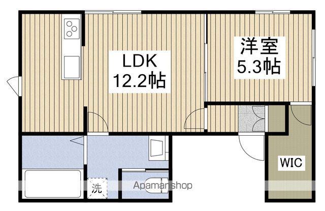 RENARE鐙2(1LDK/3階)の間取り写真