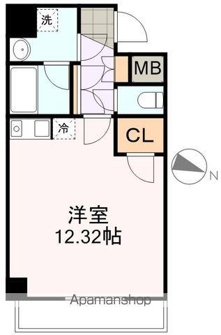 ステラハウス勾当台公園(ワンルーム/3階)の間取り写真