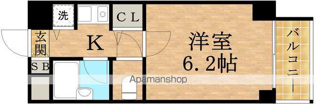 パラシオ塚本Ⅱ(1K/11階)の間取り写真