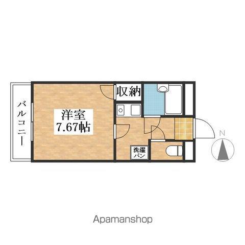 グランフォーラム(1K/1階)の間取り写真