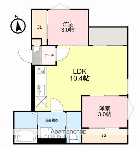 REGALEST YS(2LDK/1階)の間取り写真