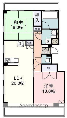アネシス99(2LDK/2階)の間取り写真