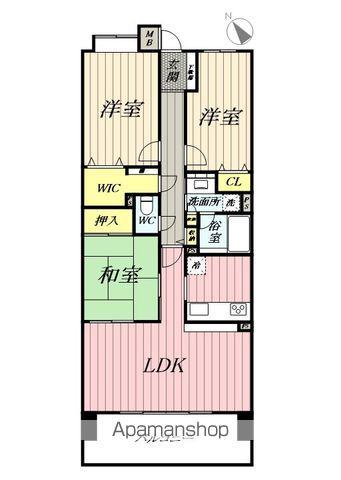 MAXMODETX-Ⅲ(3LDK/4階)の間取り写真