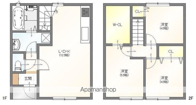 グランメゾンⅡ(3LDK/1階)の間取り写真