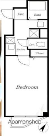 PALAZZO CANE壱番館(1K/4階)の間取り写真