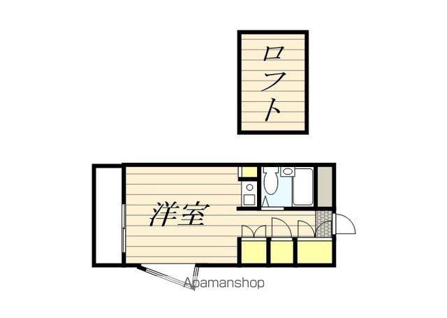 幕張マンション(ワンルーム/3階)の間取り写真