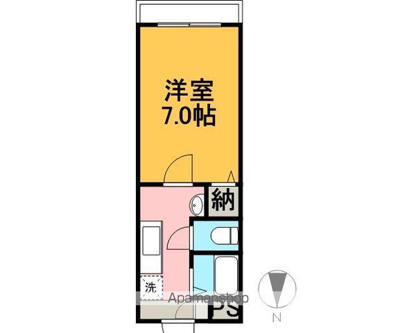 フリーデンハイム音羽(1K/4階)の間取り写真