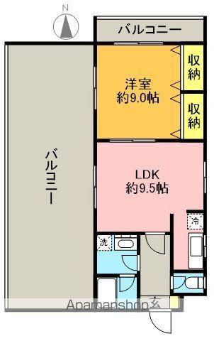 フォレスト杉山(1LDK/4階)の間取り写真