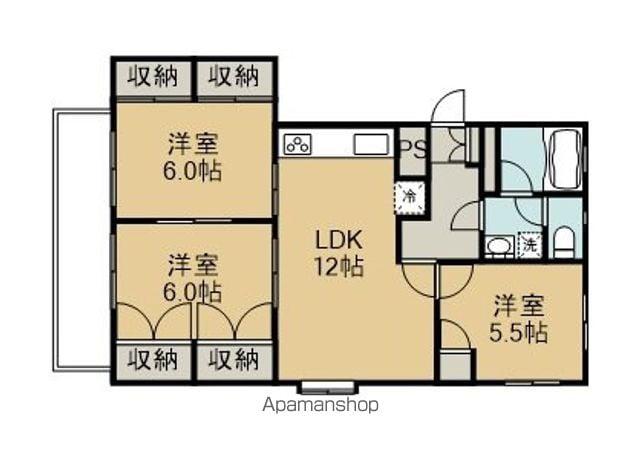 NEO21(3LDK/2階)の間取り写真