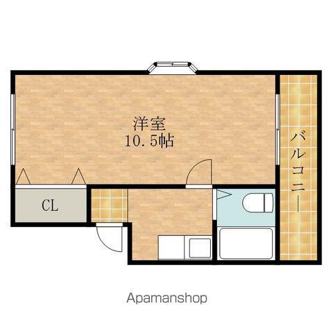 グリーンエクセル(1K/2階)の間取り写真