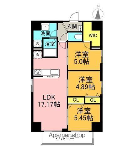 DAIWA GRACE MAISON KAMEIDO(3LDK/8階)の間取り写真