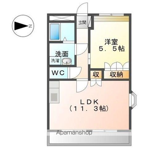 MBC3(1LDK/2階)の間取り写真