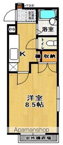 パレスハウスⅢ(1K/1階)の間取り写真