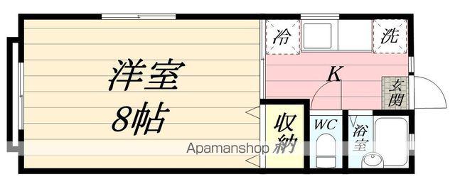 パレス植木R(1K/2階)の間取り写真