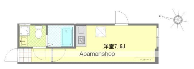 ブルーム石神井(ワンルーム/1階)の間取り写真