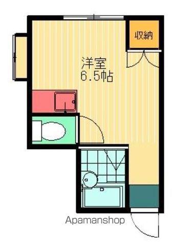 フナモトコーポ(ワンルーム/1階)の間取り写真