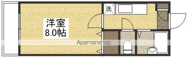 リーセント大和町(1K/2階)の間取り写真