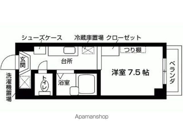 KDXレジデンス柏(1K/6階)の間取り写真