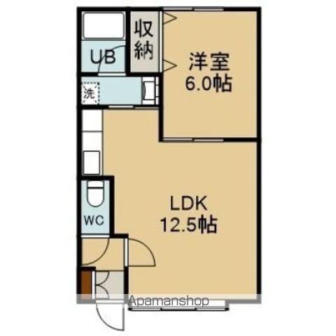 メゾンREVE(1LDK/1階)の間取り写真