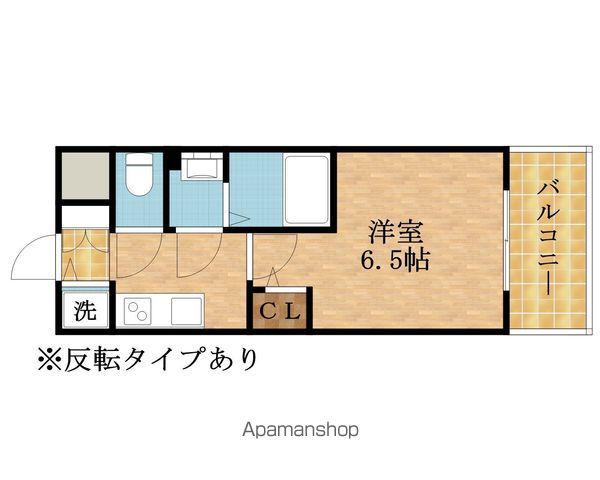 エスリード ザ・イーストレジデンス大阪城(1K/2階)の間取り写真