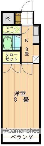 サンピア桑原(1K/3階)の間取り写真
