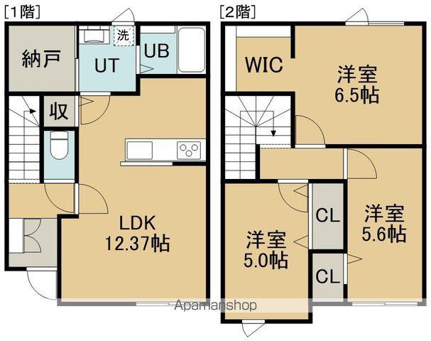 パオス日吉Ⅱ(3LDK/1階)の間取り写真