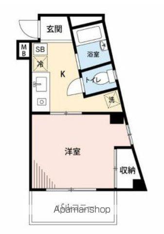 マイナビSTAYミライエ上板橋メゾン(1K/4階)の間取り写真