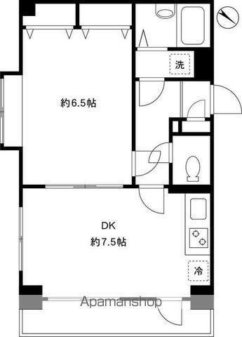 エクセル野方(1DK/4階)の間取り写真