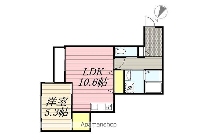 SONORA滝不動(1LDK/3階)の間取り写真