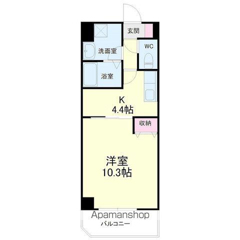 グレイス第8マンション(1K/2階)の間取り写真