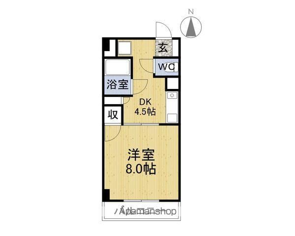 平成ハイツ(1DK/3階)の間取り写真