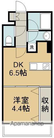 ピュアナ弓ノ町(1DK/8階)の間取り写真