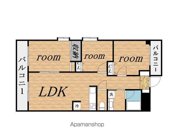 INSURANCE BLDGⅤ(3LDK/12階)の間取り写真