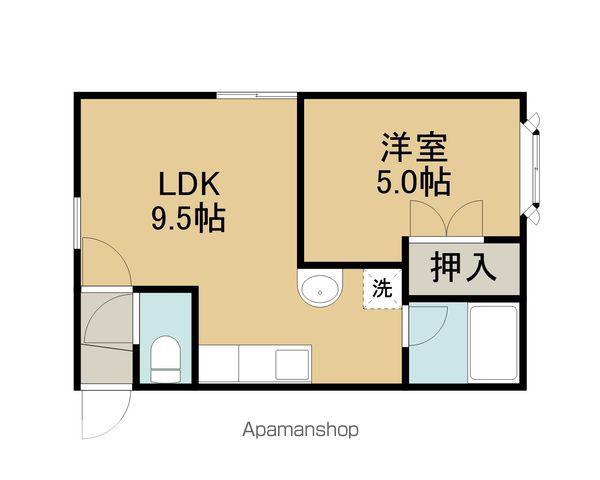 アバランチⅡ(1LDK/3階)の間取り写真