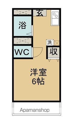 マンション朝倉(1K/3階)の間取り写真