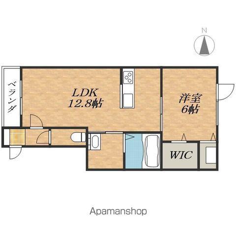 MOCA(1LDK/1階)の間取り写真