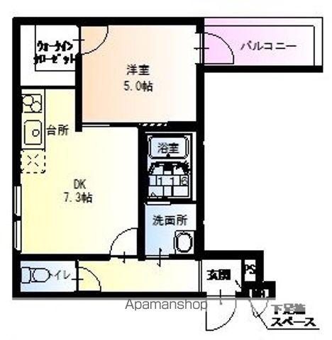 フジパレス城北Ⅲ番館(1DK/2階)の間取り写真