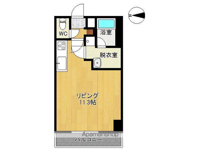 フォーレストインみなみ野2(ワンルーム/2階)の間取り写真